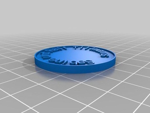 hochzeitstag-1 pièces et badges personnalisé 3d print model - Mito3D