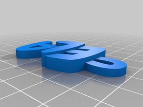 mi personalizados iamburny la - ela llavero organización personalizado 3d print model - Mito3D