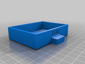 my customized slotted drawer box-1 3d print model - Mito3D