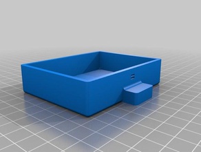 my customized slotted drawer box-2 3d print model - Mito3D