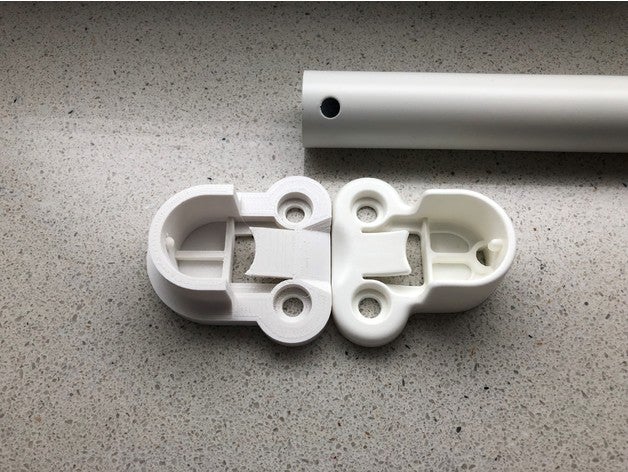 ikea pax guardaroba appendiabiti titolare kleiderstangenhalter parti di ricambio cavezza kleiderstange schlafzimmer 3D print model - Mito3D