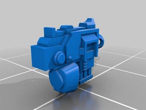 Dicle cıvata tabanca oyunlar 28 mm horus dalalet masa üstü wargaming 3d print model - Mito3D