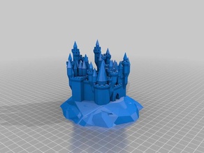 grand castle Gebäude & Strukturen kundengebundene 3d print model - Mito3D