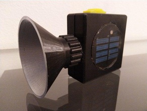 solar flashlight hand tools flashforge lamp light 3d print model - Mito3D