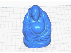 Orang-Utan-buddha-Tier-Sammlung Skulpturen Tier Tiere buddha monkey Orang-Utan remix statue 3d print model - Mito3D