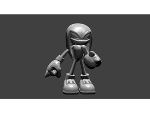 knuckles toys & games game sega sonic 3d print model - Mito3D