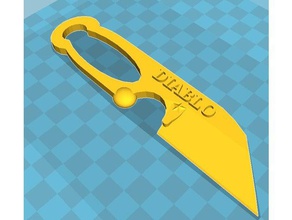 diablo de la cuchilla herramientas del arte 3d print model - Mito3D