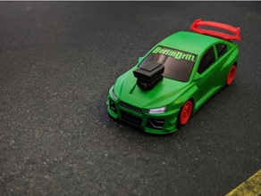 spoiler f r den dr ft racer c araçlar sturmkind 3d print model - Mito3D