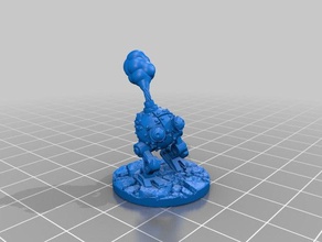 bomba vivente giochi aesther gioco da tavolo figura figurina gloomhaven in miniatura steampunk evocatore 3d print model - Mito3D