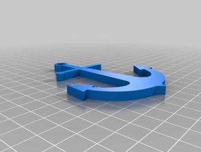 ancre L'impression 3d ancre- 3d print model - Mito3D