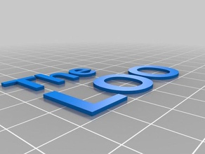 loo sinal sinais e logotipos personalizado 3d print model - Mito3D