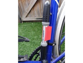 topeak pump frame mount sport & outdoors bicycle bike 3d print model - Mito3D