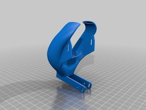 smooth fang remix - high clearance adjustable 3d printer parts 3d print model - Mito3D