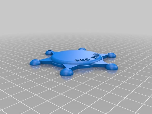 vbs étudiant insigne pt3 accessoires de jeu personnalisé 3D print model - Mito3D