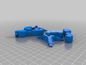 mech gambe v2 modello di robot mecha 3d print model - Mito3D
