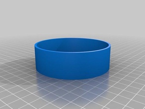 my customized tube cap drain trap parts 3d print model - Mito3D