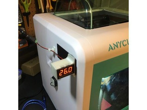4 max pro sıcaklık göstergesi 3d yazıcı parçaları 4max anycubic 3d print model - Mito3D