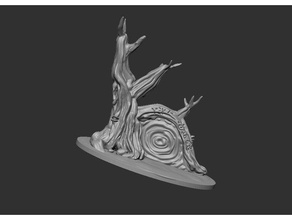 portal de árbol La impresión en 3d no molestar dnd miniatura prop dungeons dragons el mágico pathfinder mini rpg terreno 3d print model - Mito3D