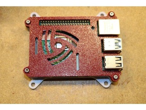 raspberry pi 4 case short option heat-set threadsert electronics 3d print model - Mito3D