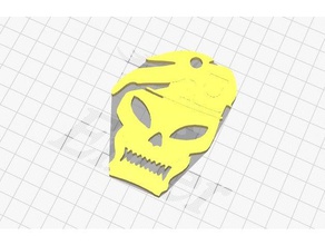 call duty skull keychain keychains activation switch battlenet black ops 1 2 3 4 7 cod 10 5 6 8 9 3d print model - Mito3D