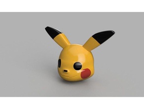 pikachu cabeça A impressão 3d 3d print model - Mito3D