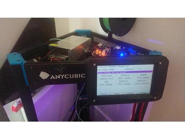 anycubic predator duet2 wifi mod Stampante 3d accessori delta duet3d duetwifi duetto caso paneldue 7i 3D print model - Mito3D