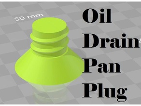 oil-drain pan plug automotive auto Auto abtropfen lassen huile Wartung öl petroleo LKW 3d print model - Mito3D