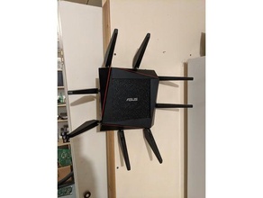 asus rt-ac5300 wall ceiling mount electronics 5300 ac5300 router 3d print model - Mito3D