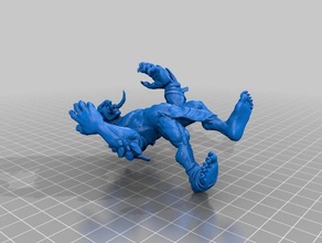 troll della notte - remix giochi dnd dungeons dragons orde trollbloods warhammer 3d print model - Mito3D