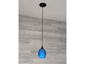 einfache hängende Lampenschirm Haushalt Beleuchtung 3d print model - Mito3D