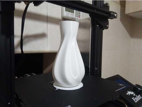 gemeißelt basic vase Container 3d print model - Mito3D