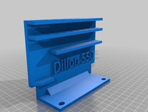 dillon rl 550 hex wrench holder logo repaired tool holders & boxes 3d print model - Mito3D