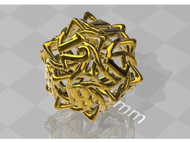 dice dodecahedron math 3D print model - Mito3D