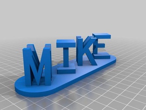 mimes signs & logos customized 3d print model - Mito3D