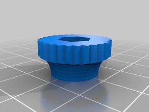 6-32 nut knob diy customized 3d print model - Mito3D