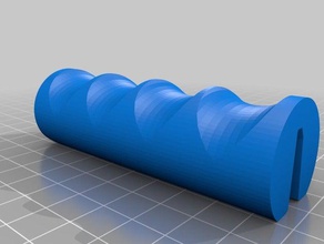 mi personalizados manija de la cuerda paracord herramientas mano personalizado 3d print model - Mito3D