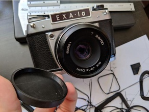 carl zeiss tessar 28 50 de la lente frontal tapa cámara cubierta 3d print model - Mito3D