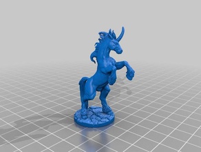 black unicorn toys & games aesther boardgame figurine gloomhaven miniature rampant rpg summon summoner tabletop 3d print model - Mito3D