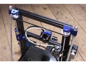 ender 3 dual z axis optional frame braces 3d printer accessories creality brace 3d print model - Mito3D