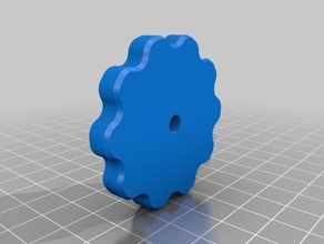 molette planalto - cama puxadores deslizante de amortecedores A impressão 3d 3d print model - Mito3D