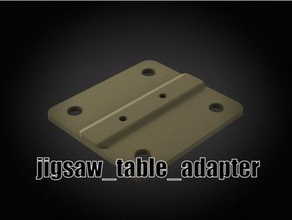 jigsaw adaptador de la tabla hobby el sierra vaivén 3d print model - Mito3D