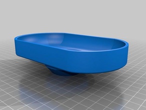 handbrushholder banyo el fırçası tutucu tırnak 3d print model - Mito3D