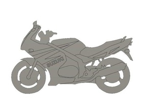 suzuki gs500f Anahtarlık bisiklet gs500 motosiklet 3d print model - Mito3D