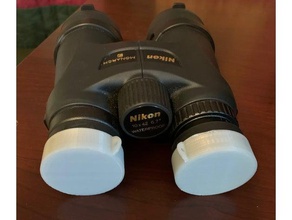 eye piece cover nikon binoculars sport & outdoors 3d print model - Mito3D