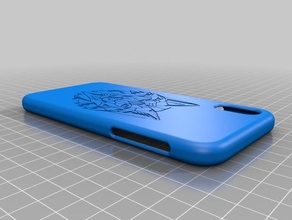 iphone x caso telefono cellulare 3dmodeling 3dprintable 3dprinting iphonex rhinoceros 3d print model - Mito3D