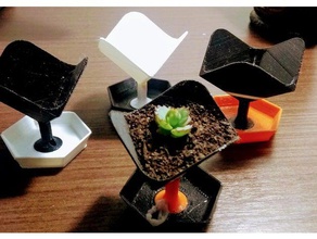 plant cube planter 3d print model - Mito3D