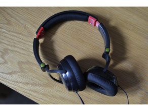 genius ghp 430f headphones hinge replacement music useful 3d print model - Mito3D