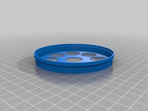 1 euro coin sorter tray organization customized 3d print model - Mito3D