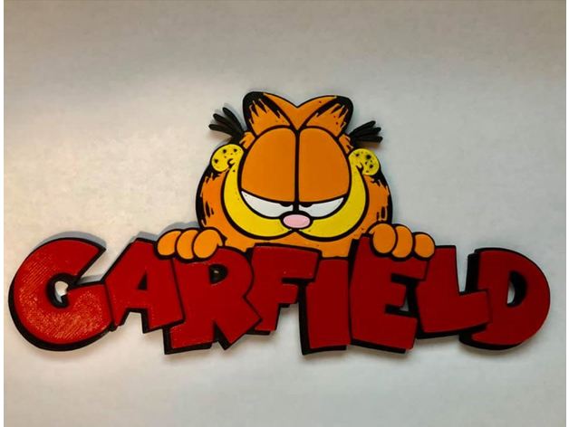 garfield multi color toy & game accessories 3D print model - Mito3D