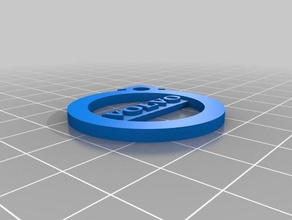 volvo trousseau de clés 3d print model - Mito3D